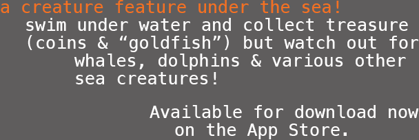 a creature feature under the sea!